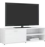VidaXL Tv-meubel 120x34x37 cm bewerkt hout hoogglans wit