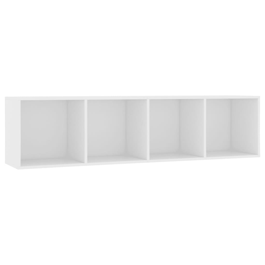 VidaXL Boekenkast/tv-meubel 143x30x36 cm wit