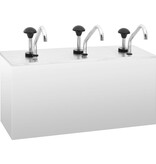 VidaXL Sausdispenser 3x3,5 L roestvrij staal