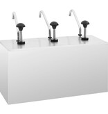 VidaXL Sausdispenser 3x3,5 L roestvrij staal