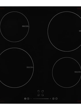 VidaXL Inductiekookplaat met 4 kookzones aanraakbediening 7000 W glas