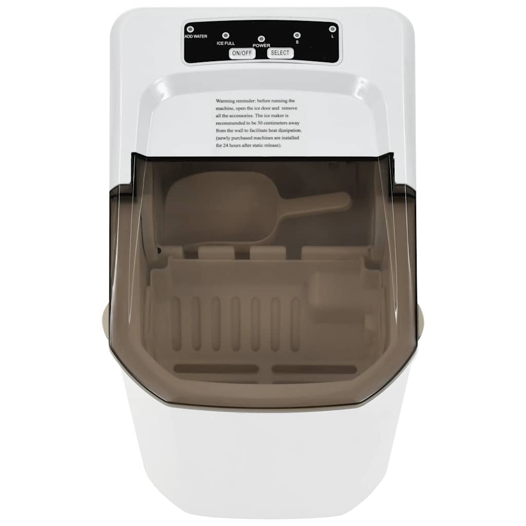 VidaXL IJsblokjesmachine 1,4 L 15 kg/24 u wit