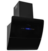 VidaXL Wandafzuigkap 756 m³/u 60 cm roestvrij staal zwart