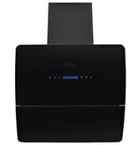 VidaXL Wandafzuigkap 756 m³/u 60 cm roestvrij staal zwart