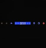 VidaXL Wandafzuigkap 756 m³/u 60 cm roestvrij staal zwart