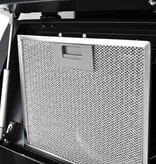 VidaXL Wandafzuigkap 756 m³/u 60 cm roestvrij staal zwart