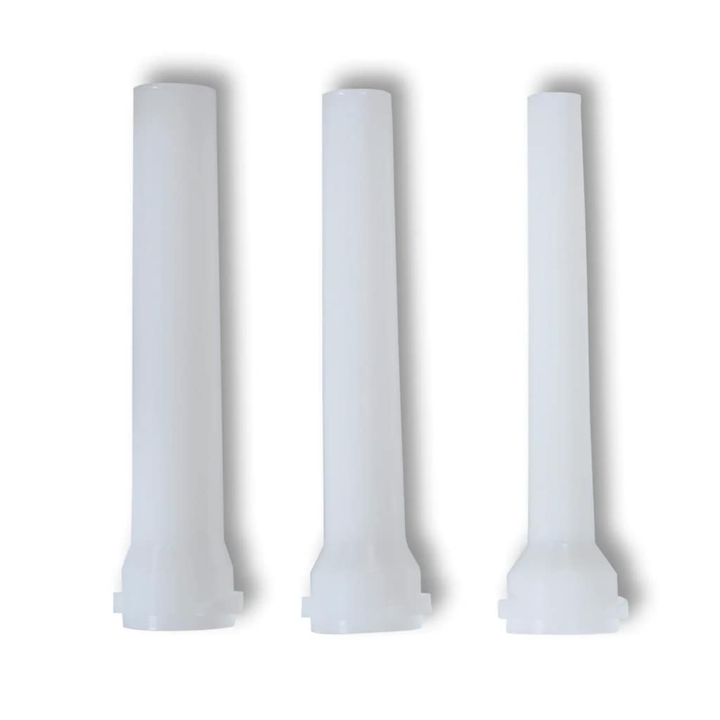 VidaXL Handmatige verticale worstvuller/worstmaker van roestvrij staal 3,5L