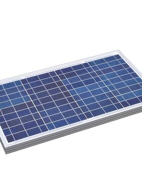 VidaXL Draagbaar zonnepaneel 30 W aluminium