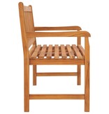 VidaXL Tuinbank met tafel 3-zits 150 cm massief teakhout