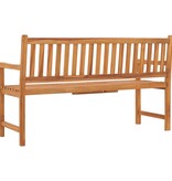 VidaXL Tuinbank met tafel 3-zits 150 cm massief teakhout