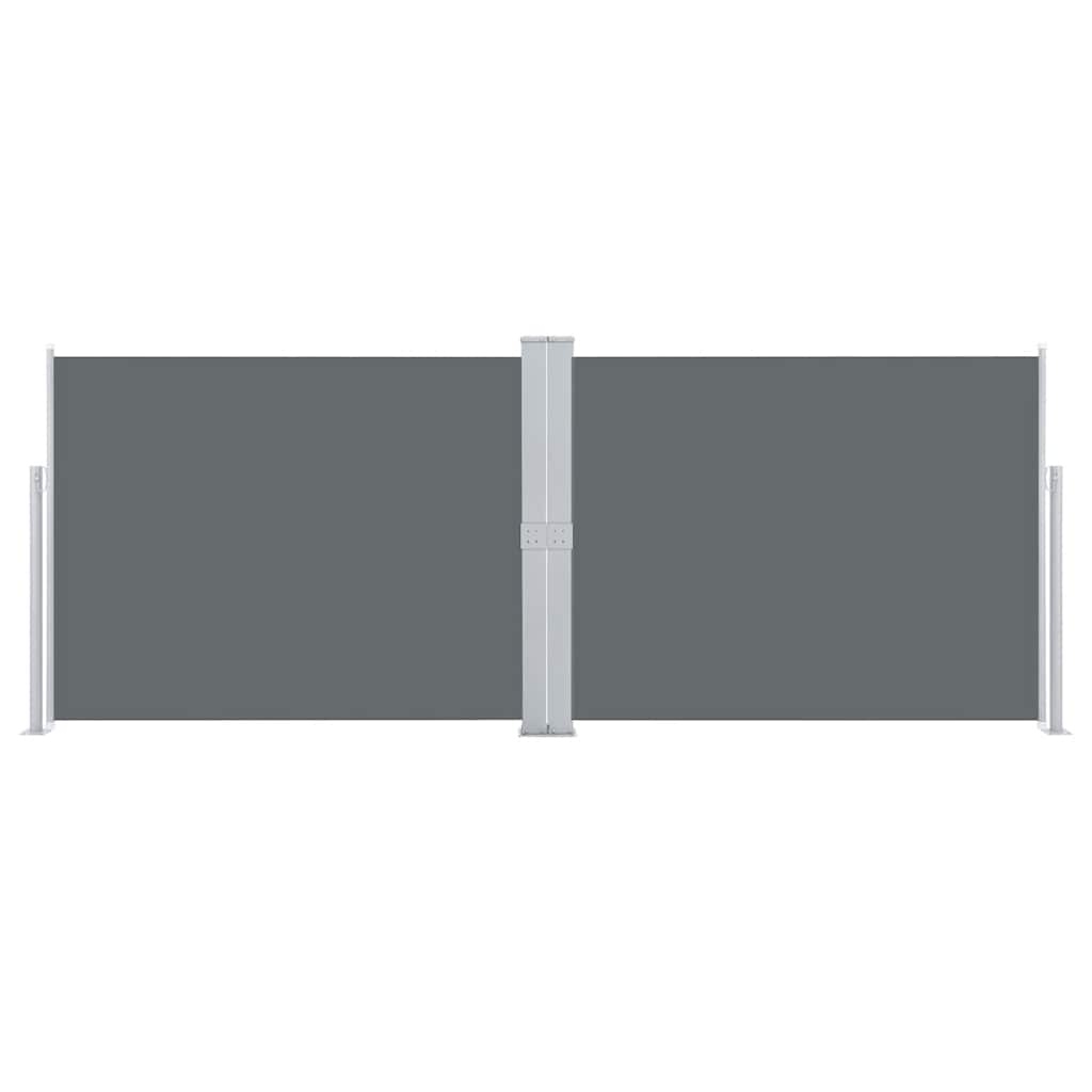 VidaXL Windscherm uittrekbaar 140x1000 cm antraciet
