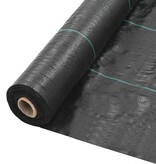VidaXL Worteldoek 2x50 m PP zwart