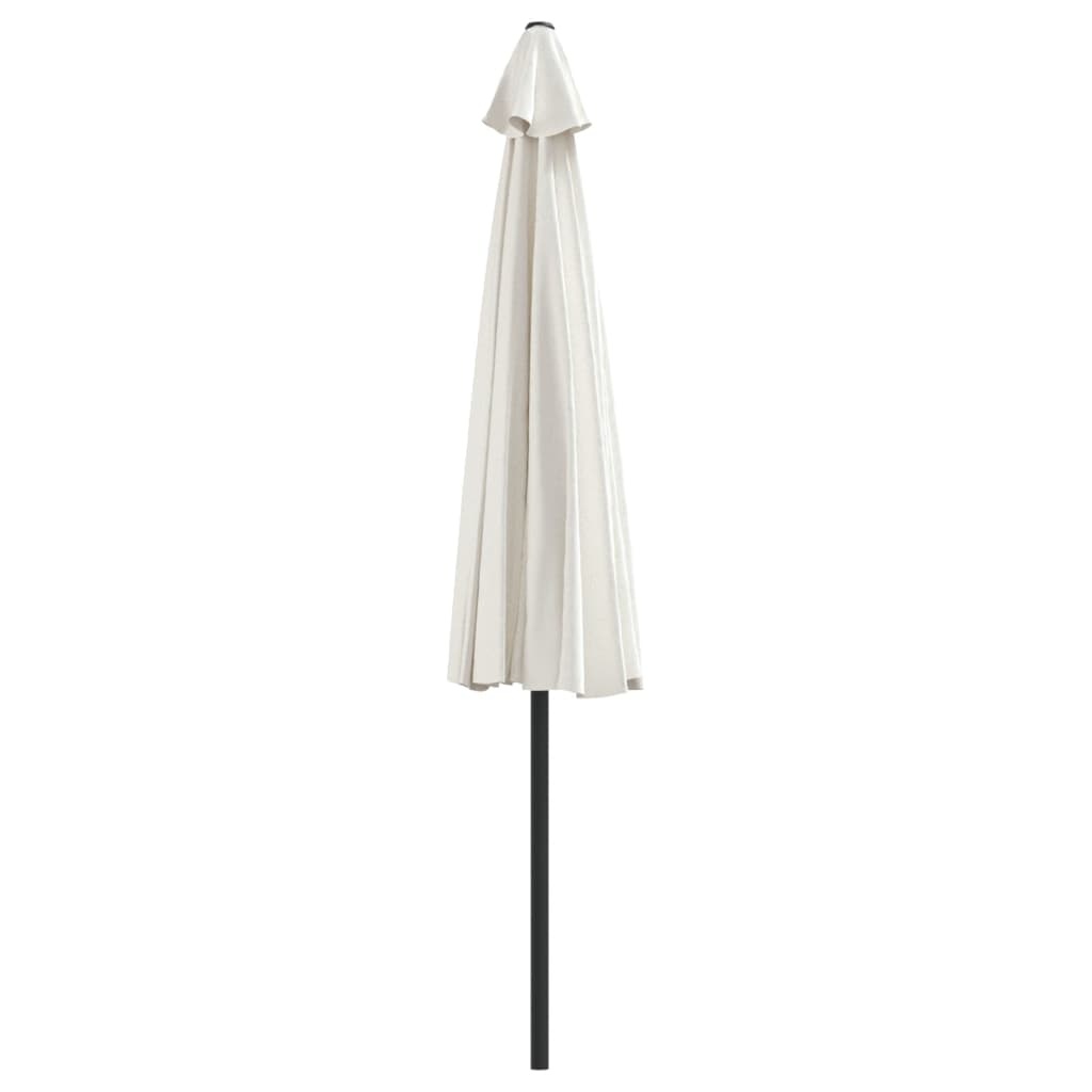VidaXL Balkonparasol half met aluminium paal 300x155 cm zandkleurig