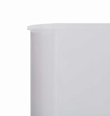 VidaXL Windscherm 3-panelen 400x120 cm stof wit