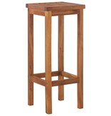 VidaXL Barkrukken 2 st massief acaciahout