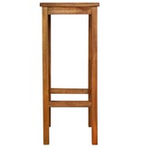 VidaXL Barkrukken 2 st massief acaciahout