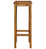 VidaXL Barkrukken 2 st massief acaciahout