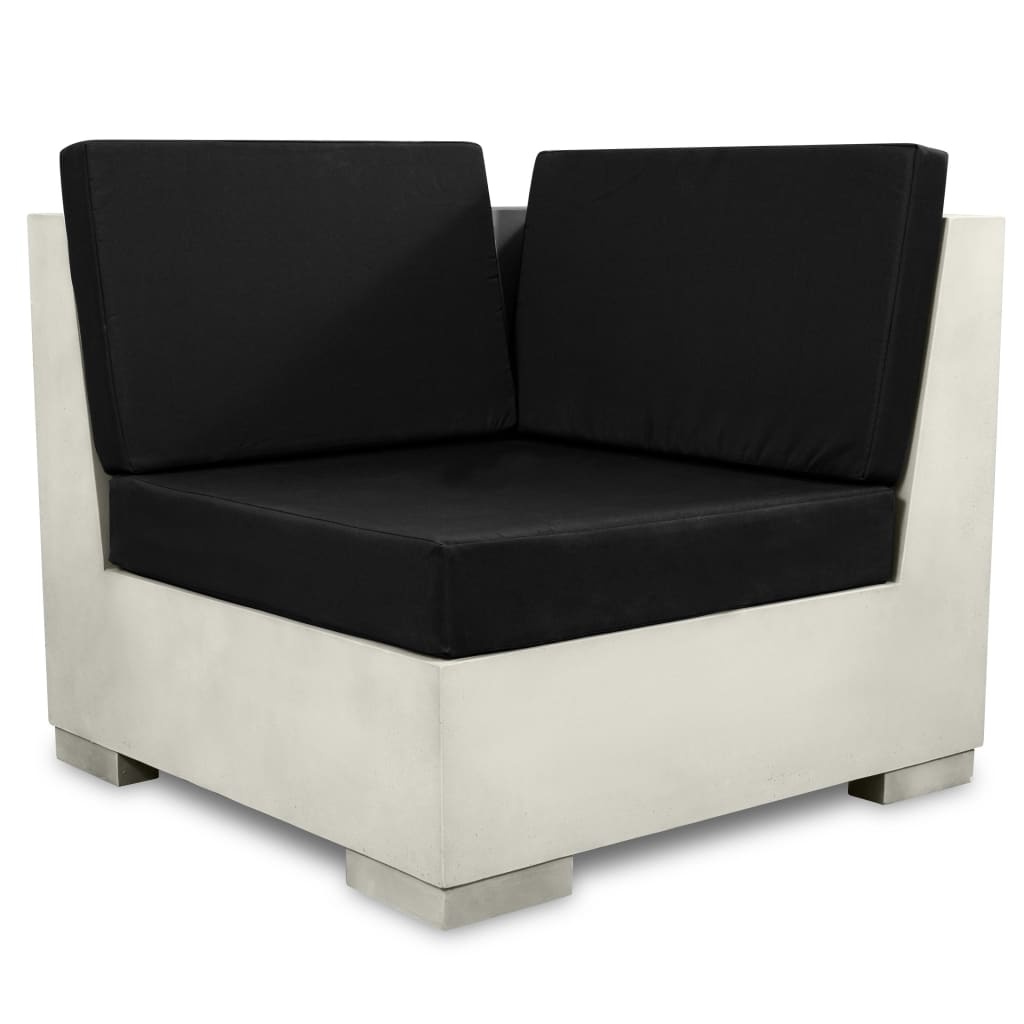 VidaXL 6-delige Loungeset met kussens beton grijs