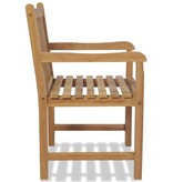 VidaXL Tuinstoelen 2 st massief teakhout