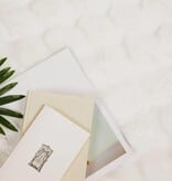 VidaXL Neppels Konijnenbont Deken 4 pcs Wit 130 x 150 cm Polyester