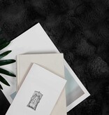 VidaXL Neppels Konijnenbont Deken 4 pcs Zwart 240 x 270 cm Polyester