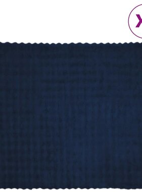 VidaXL Neppels Konijnenbont Deken 4 pcs Marineblauw 220 x 240 cm