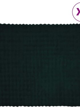 VidaXL Neppels Konijnenbont Deken 4 pcs Donkergroen 220 x 240 cm