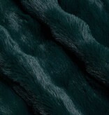 VidaXL Neppels Konijnenbont Deken 4 pcs Donkergroen 150 x 220 cm