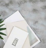 VidaXL Neppels Konijnenbont Deken 4 pcs Grijs 240 x 270 cm Polyester