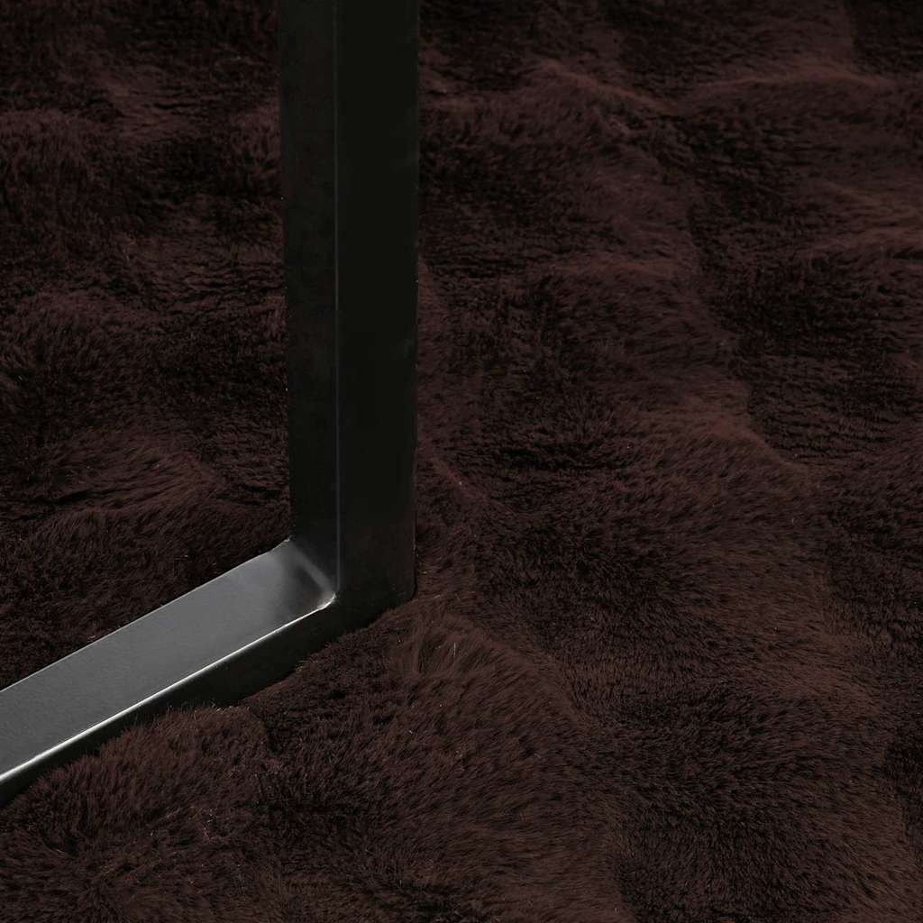 VidaXL Neppels Konijnenbont Deken 4 pcs Kameel 220 x 240 cm Polyester