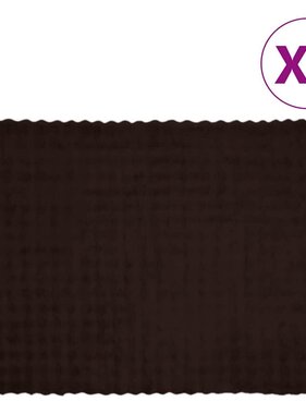 VidaXL Neppels Konijnenbont Deken 4 pcs Kameel 150 x 220 cm Polyester