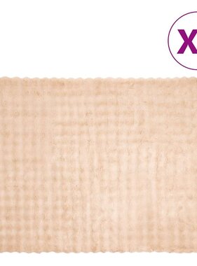 VidaXL Neppels Konijnenbont Deken 4 pcs Beige 150 x 220 cm Polyester