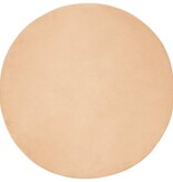 VidaXL Nep Konijnenbont Tapijt Taupe Ø 160 cm Polyester