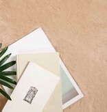 VidaXL Nep Konijnenbont Tapijt Taupe Ø 160 cm Polyester