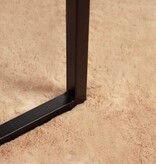 VidaXL Nep Konijnenbont Tapijt Taupe 120 x 120 cm Polyester