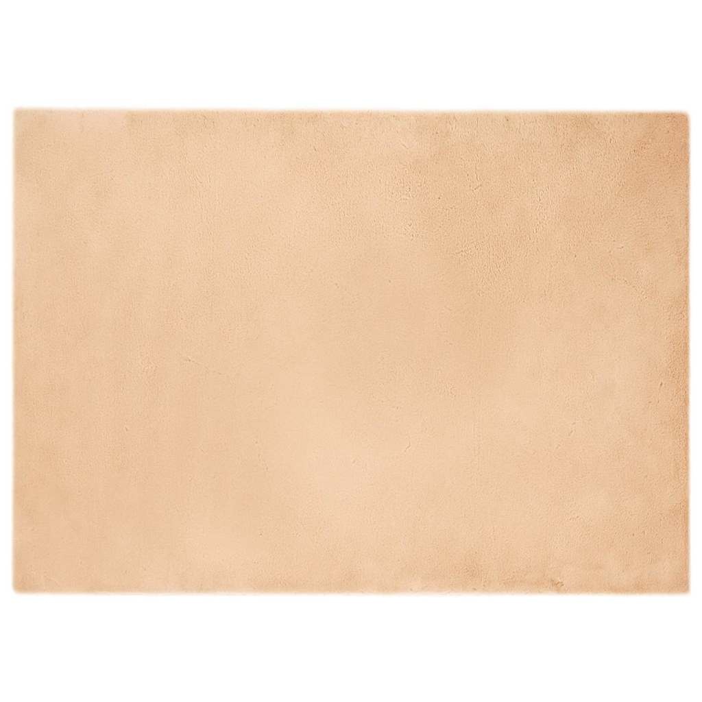 VidaXL Nep Konijnenbont Tapijt Taupe 240 x 340 cm Polyester