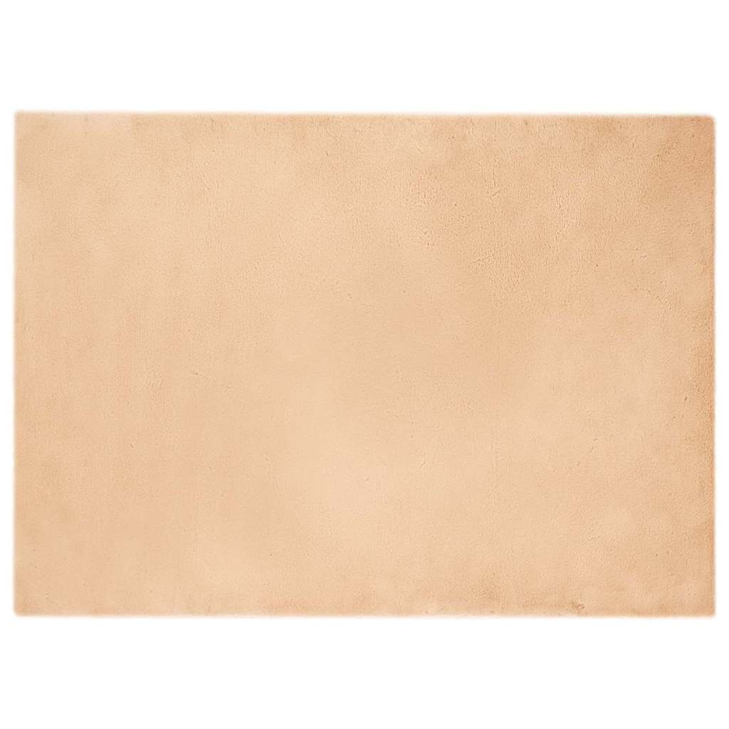 VidaXL Nep Konijnenbont Tapijt Taupe 200 x 280 cm Polyester