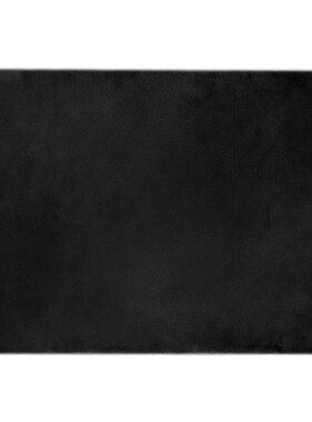 VidaXL Nep Konijnenbont Tapijt Zwart 140 x 200 cm Polyester