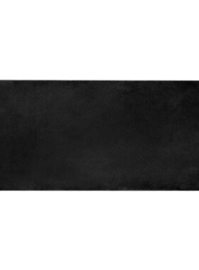 VidaXL Nep Konijnenbont Tapijt Zwart 80 x 200 cm Polyester