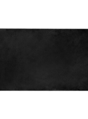 VidaXL Nep Konijnenbont Tapijt Zwart 80 x 150 cm Polyester