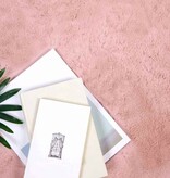 VidaXL Nep Konijnenbont Tapijt Roze 80 x 150 cm Polyester