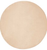 VidaXL Nep Konijnenbont Tapijt Beige Ø 200 cm Polyester