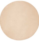 VidaXL Nep Konijnenbont Tapijt Beige Ø 160 cm Polyester