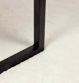 VidaXL Nep Konijnenbont Tapijt Wit Ø 160 cm Polyester