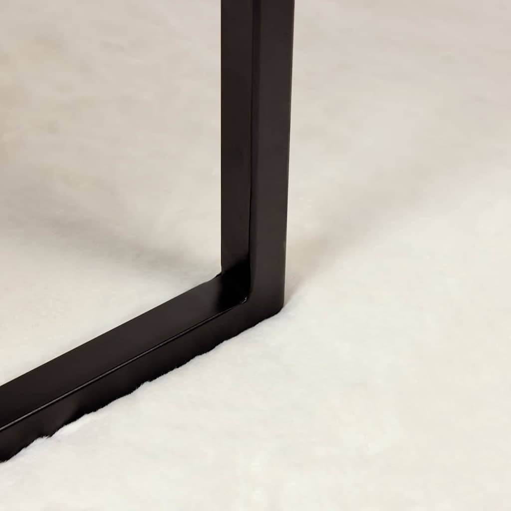 VidaXL Nep Konijnenbont Tapijt Wit Ø 120 cm Polyester