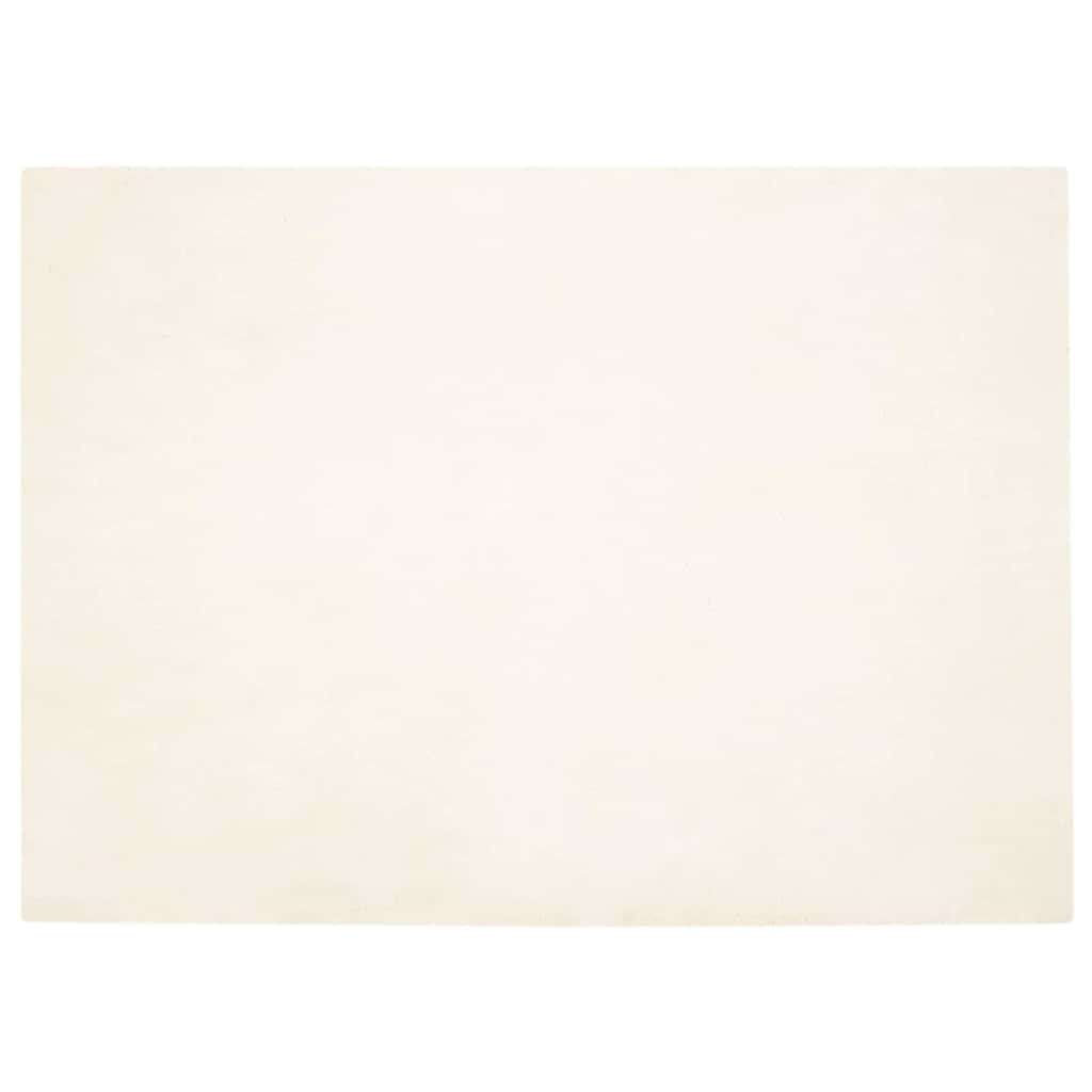 VidaXL Nep Konijnenbont Tapijt Wit 240 x 340 cm Polyester