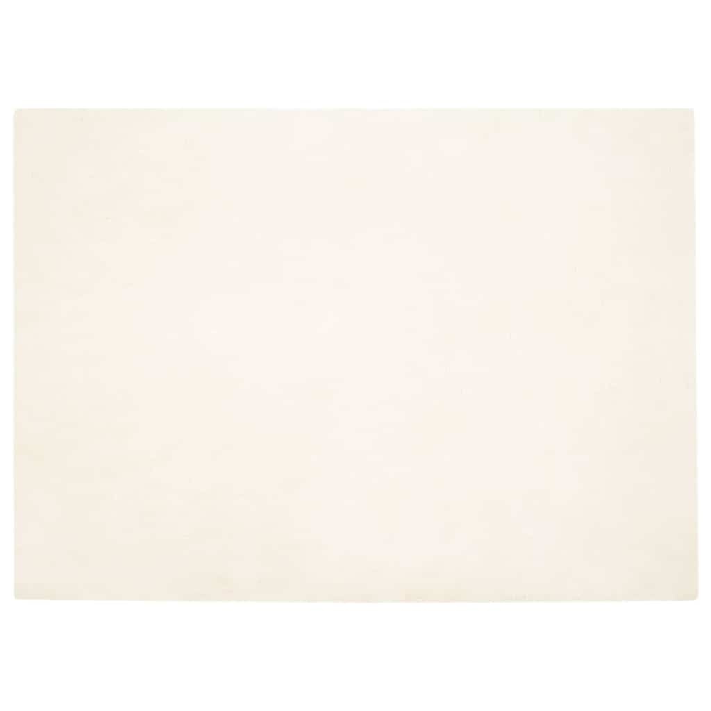 VidaXL Nep Konijnenbont Tapijt Wit 200 x 280 cm Polyester