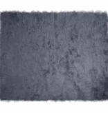 VidaXL Nepleer Schapenvacht Tapijt Antraciet 200 x 280 cm Polyester