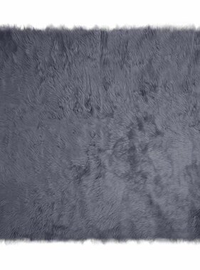 VidaXL Nepleer Schapenvacht Tapijt Antraciet 200 x 280 cm Polyester
