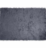 VidaXL Nepleer Schapenvacht Tapijt Antraciet 140 x 200 cm Polyester